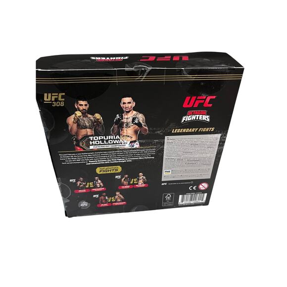 UFC 308 Octagon Fighters Ilia Topuria vs Max Holloway Action Figures 2-Pack NIB - Picture 2 of 6